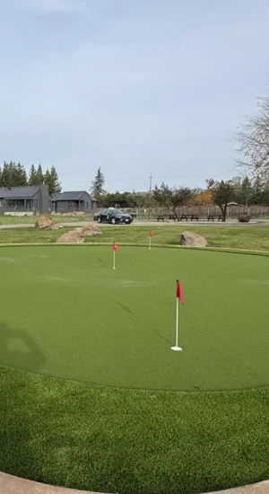 Artificial Grass Putting Green Installation 2