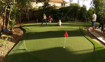 Artificial Grass Putting Green Installation