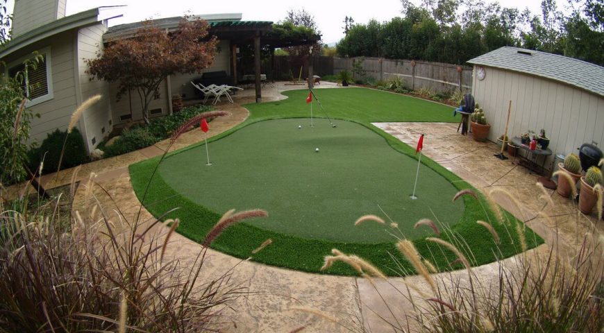 Artificial grass putting green: your golf green at home