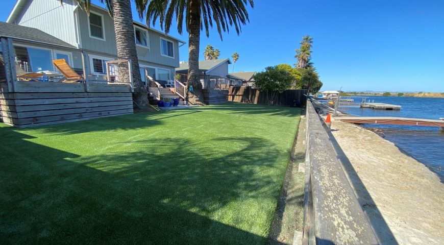 Renew your garden with artificial grass: Seaside project in Novato, CA