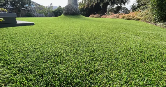 Artificial grass installation in Redwood City California