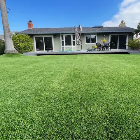 Artificial grass installation in Redwood City, California